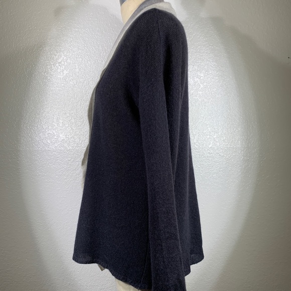Viviana Uchitel Cashmere Shibori Londinium Cardi NWT - Picture 3 of 7